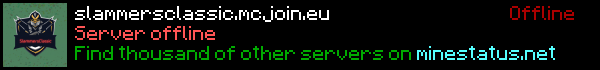 SlammersClassic Minecraft Server Banner