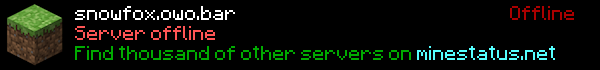 Snowfoxserver Minecraft Server Banner