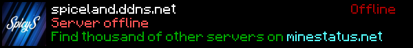 SpicyLand Minecraft Server Banner