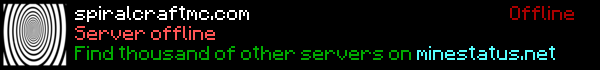SpiralcraftMC Minecraft Server Banner