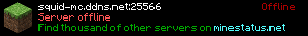 SquidMC Minecraft Server Banner