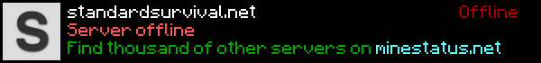 Standard Survival Minecraft Server Banner
