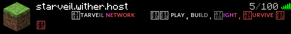 Starveil Network Minecraft Server Banner