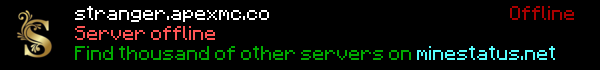 Stranger SMP Minecraft Server Banner