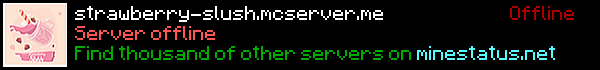 Strawberry Slush PH Minecraft Server Banner