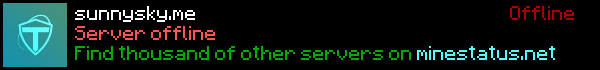 SunnySky Minecraft Server Banner