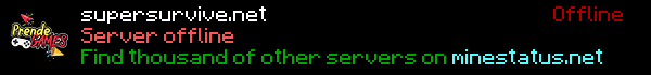 SuperSurvive Minecraft Server Banner