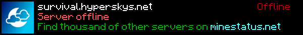 HyperSkys Network Minecraft Server Banner