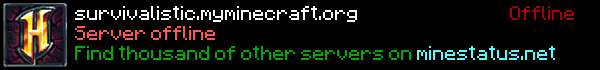Survivalistic  Minecraft Server Banner