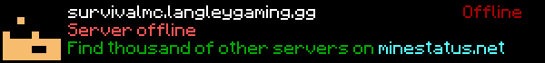 LangleyGaming Survival Anarchy Server Minecraft Server Banner