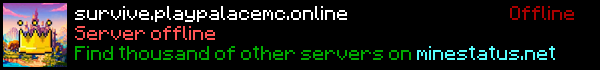 PalaceMc Minecraft Server Banner