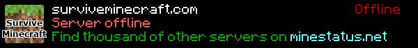 Survive Minecraft Minecraft Server Banner