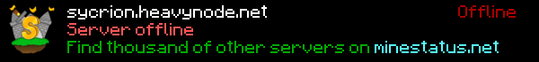 Sycrion Minecraft Server Banner