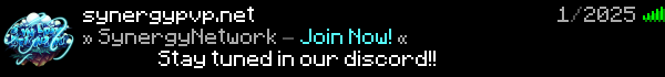 Synergy Network Minecraft Server Banner