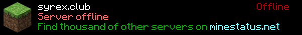 Syrex Network Minecraft Server Banner