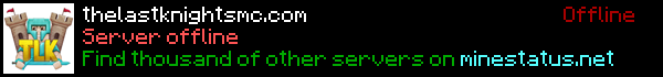 The Last Knights Minecraft Server Banner