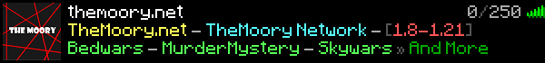 TheMoory Minecraft Server Banner