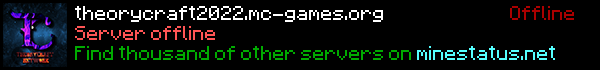 Theorycraft Network Minecraft Server Banner
