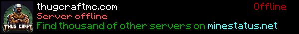 Thugcraft Minecraft Server Banner