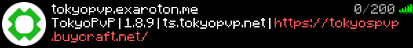 TokyoPvP Minecraft Server Banner