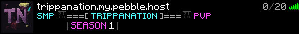 TRIPPANATION Minecraft Server Banner