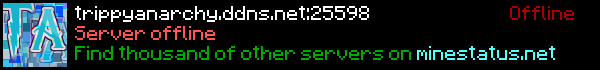 Trippy Anarchy Minecraft Server Banner