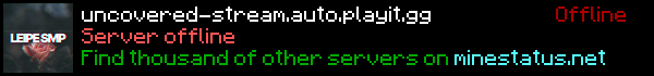 Lijpe SMP Minecraft Server Banner