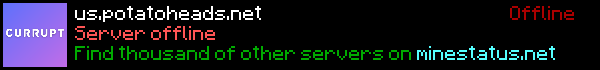 PotatoHeadsNetwork Minecraft Server Banner