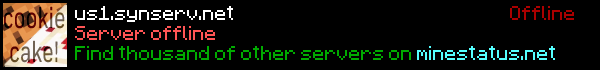 CookieCake Semi-Vanilla Survival Minecraft Server Banner