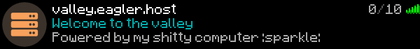 The Valley Minecraft Server Banner