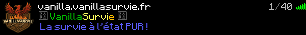 VanillaSurvieSMP Minecraft Server Banner