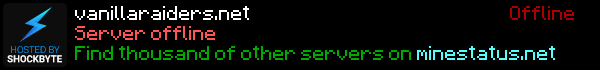Vanilla Raiders | 1.17 | NEWEST SNAPSHOT Minecraft Server Banner