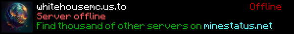 WhiteHouseMC Minecraft Server Banner