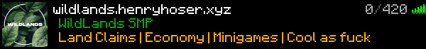 Wildlands SMP Minecraft Server Banner