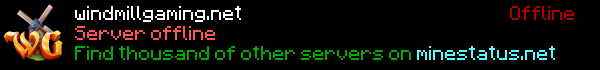 WindmillGaming Minecraft Server Banner