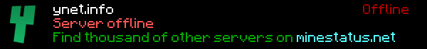 Ynet Minecraft Server Banner