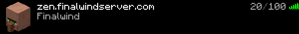 Finalwind Minecraft Server Banner