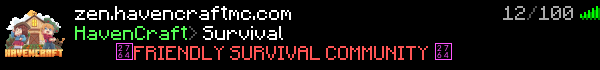HavenCraft Minecraft Server Banner
