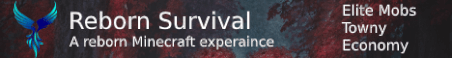 Reborn Survival Minecraft Server Banner