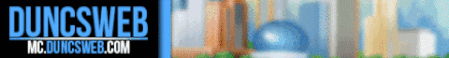 Duncsweb Minecraft Server Banner