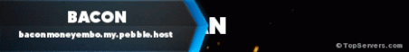 Bacon Minecraft Server Banner