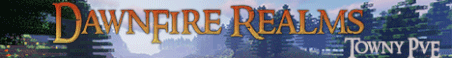 DawnFire Realms Minecraft Server Banner