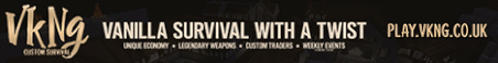 VKNG Survival Minecraft Server Banner