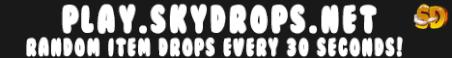 SkyDrops Minecraft Server Banner
