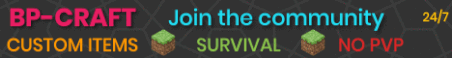 BP-Craft Minecraft Server Banner