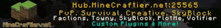 MineCraftier.net Minecraft Server Banner