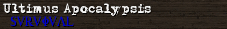 Ultimus Apocalypsis Minecraft Server Banner