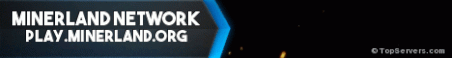MINERLAND Minecraft Server Banner
