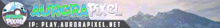 AuroraPixel Minecraft Server Banner