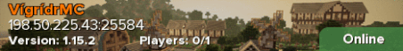VigridrMC Minecraft Server Banner